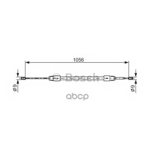трос ручного тормоза Bosch 1987477692