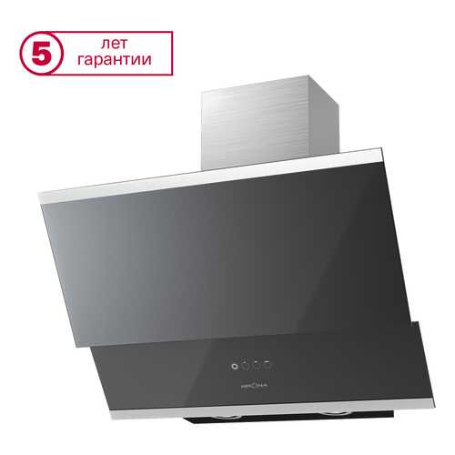 Вытяжка наклонная Krona Irma 600 Black/Silver