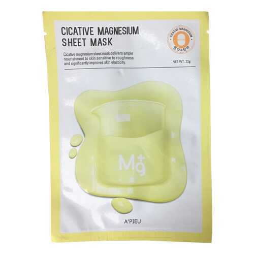 Маска для лица A'Pieu Cicative Magnesium Sheet Mask 22 г