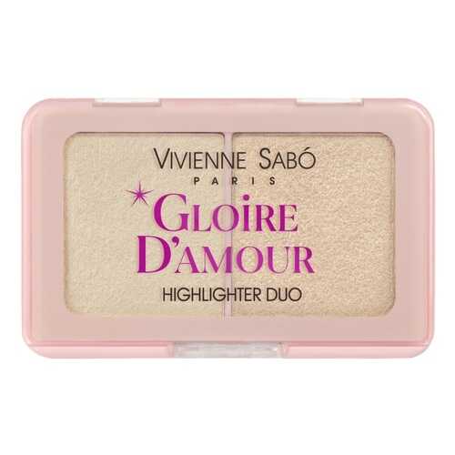 Палетка хайлайтеров Vivienne Sabo Gloire d'amour мини тон 01 светло-розовый