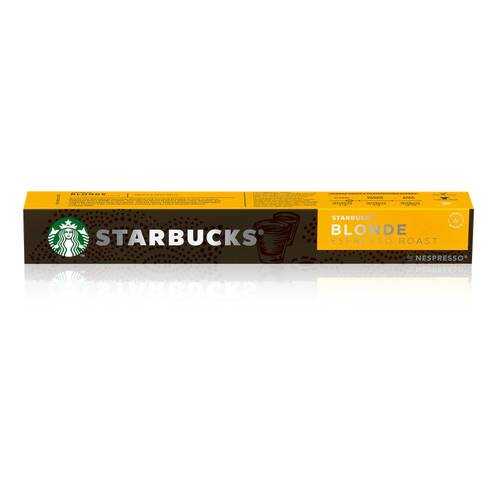 Кофе в капсулах Starbucks Blonde Espresso Roast стандарта Nespresso 10 шт