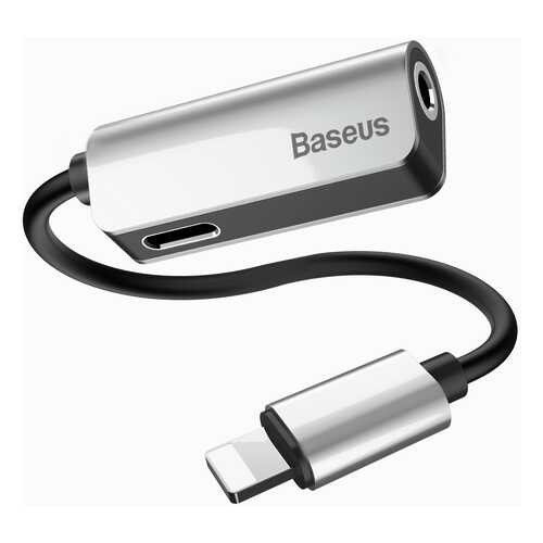 Аудио-переходник Baseus L32 IP Male to 3.5mm-IP Female Adapter Silver