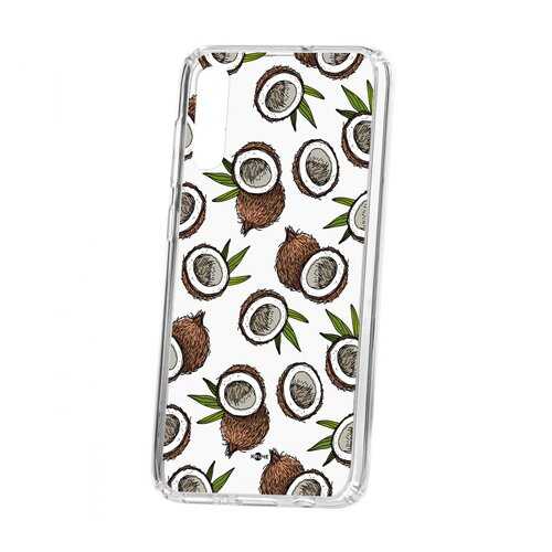 Чехол Kruche Samsung Galaxy A70 2019 Print Кокосы