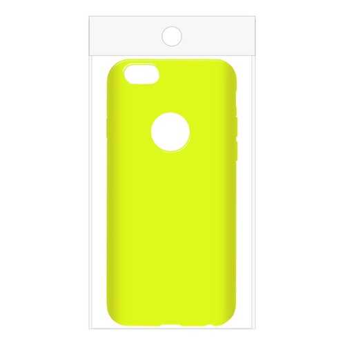 Чехол Krutoff Silicone для iPhone 6/6S Yellow
