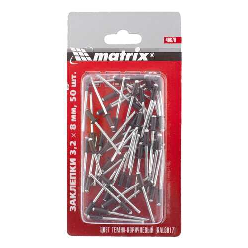 Заклепки для электрозаклепочников MATRIX 40680