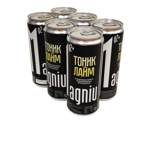 Функциональный напиток MagniuM Тоник-Лайм 6 банок по 0,33л.