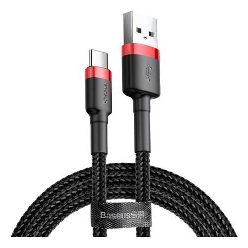 Кабель Baseus Type-C 0.5m Red/Black/Red