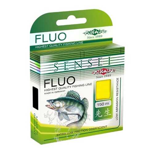 Леска монофильная Mikado Sensei Fluo 0,24 мм, 150 м, 8,1 кг