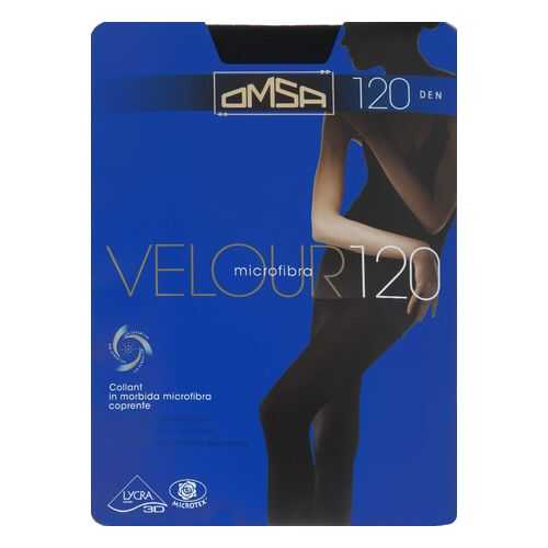 Колготки Omsa VELOUR 120 / Nero (Черный) / 3 (M)