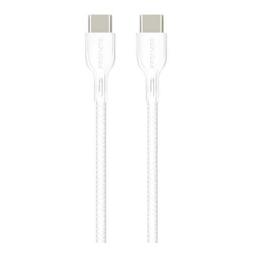 Кабель Promate PowerBeam-CC2 USB Type-C to USB Type-С (2m) White