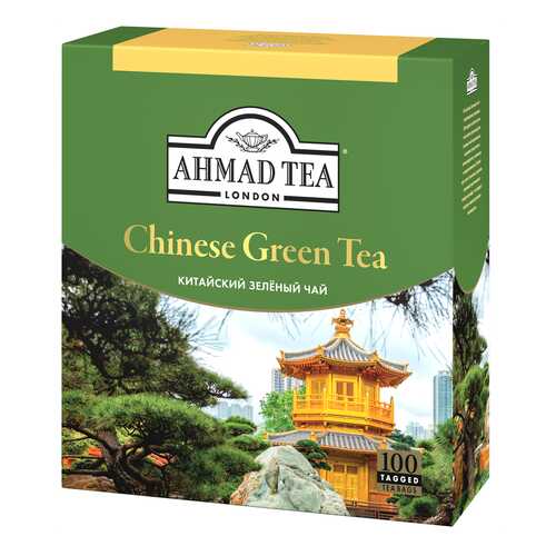 Чай Ahmad Tea «Китайский», зелёный, листовой, 100х1,8г