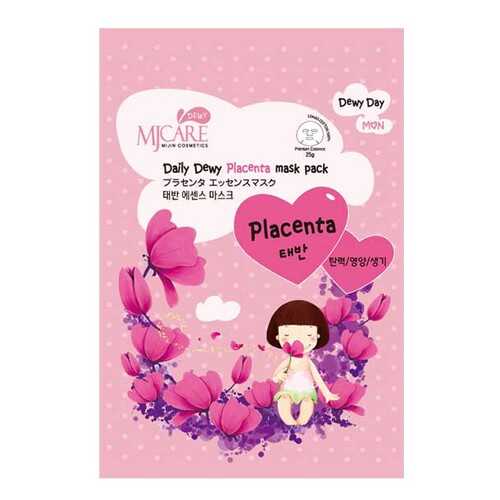 Маска для лица MJ CARE Daily Dewy Placenta Mask Pack 25 г