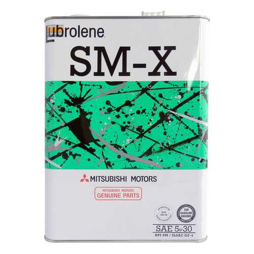 Моторное масло Mitsubishi Lubrolene SM-Х 5W-30 4л