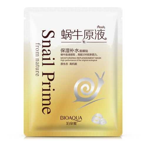Маска BioAqua c муцином улитки Snail Prime, 30 гр.