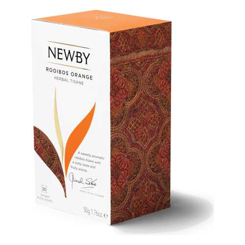 Чайный напиток NEWBY Ройбос Апельсин 25*2 50г
