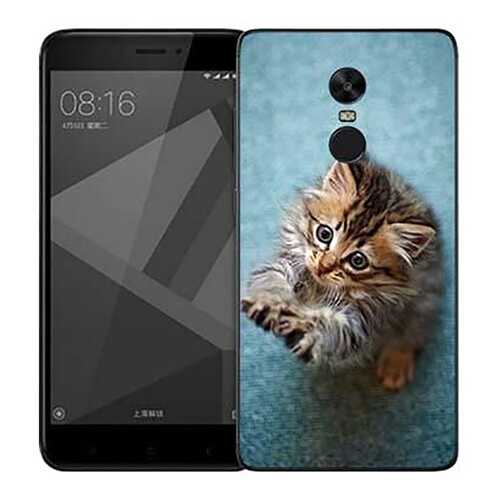 Чехол RE:PA для Xiaomi Redmi Note 4X с принтом Котёнок на голубом