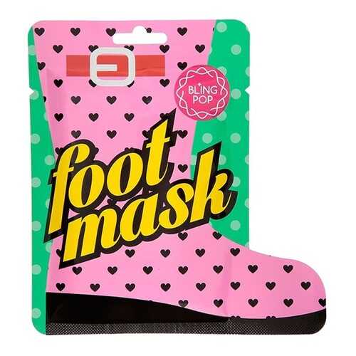 Маска для ног с маслом ши BLING POP SHEA BUTTER HEALING FOOT MASK 18гр