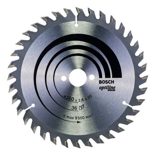 Диск по дереву Bosch STD WO 160x20-36T 2608640597