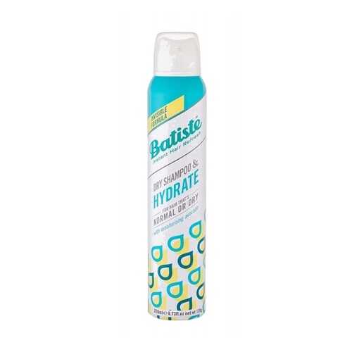 Сухой шампунь BATISTE Hydrate увлажняющий для нормальных и сухих волос 200 мл