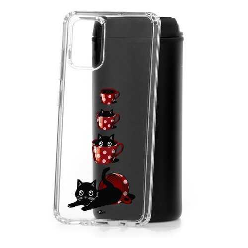 Чехол Samsung Galaxy A51 Kruche Print Котенок в чашке