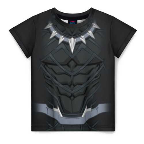Детская футболка ВсеМайки 3D Black panther costume, р. 122