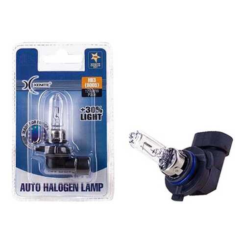 XENITE HB3 (9005) (Яркость +30) (P20d) (12V) Блистер 1 шт. XENITE арт. 1007084