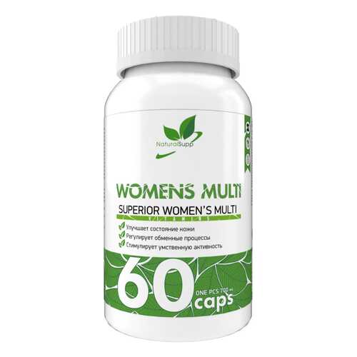 Витаминно-минеральный комплекс NATURALSUPP Womens Multi (60 капсул)