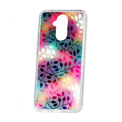 Чехол Kruche Huawei Mate 20 Lite Print Цветные листья