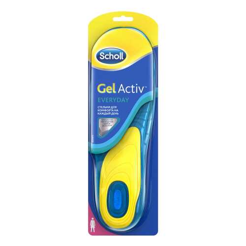Стельки для обуви Scholl gelactiv everyday для женщин р.35-40