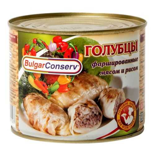 Голубцы фаршированные BulgarConserv с мясом и рисом 540 г