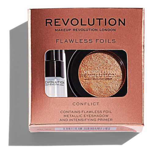 Праймер + тени для век Makeup Revolution Flawless Foils, Conflict