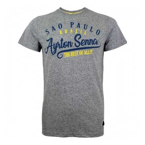 Футболка Ayrton Senna Vintage Sao Paulo (серый) р-р M Racing Legends ASV-17-150_M