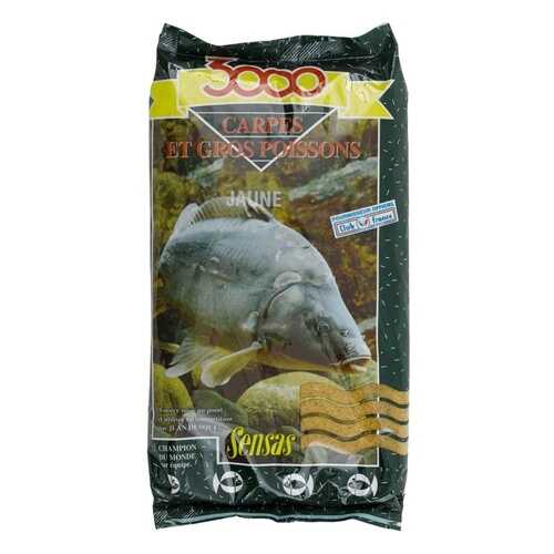 Прикормка Sensas 3000 Carp Jaune, 1кг