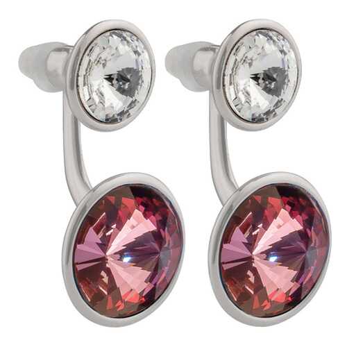 Серьги женские Fiore Luna A1708.9.1 розовые/серебристые