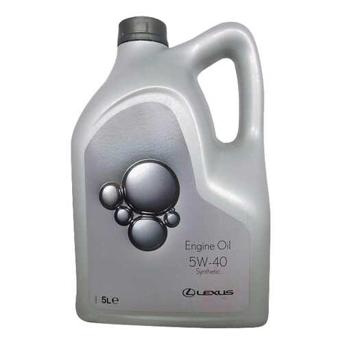 Моторное масло Toyota Lexus Engine Oil Synthetic 5W-40 5л