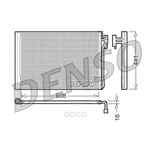 Радиатор охлаждения двигателя DENSO DCN14001