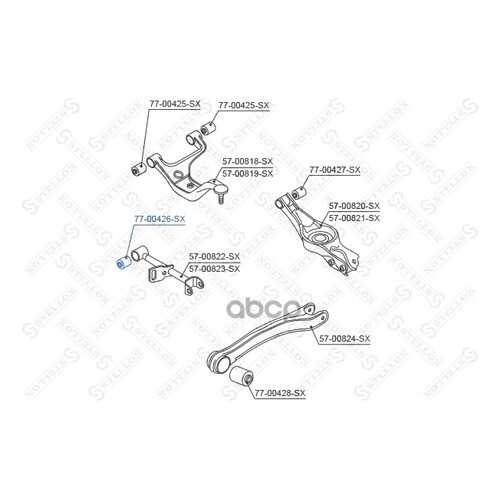Сайлентблок Stellox 7700426SX