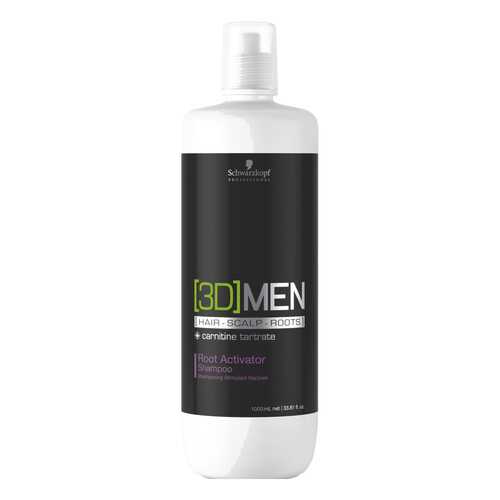 Шампунь Schwarzkopf Professional Root Activator Shampoo 3D Men 1000 мл