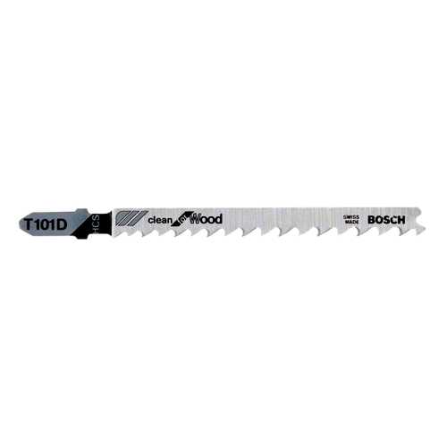 Набор пилок для лобзика Bosch T 101 D, HCS 2608637877