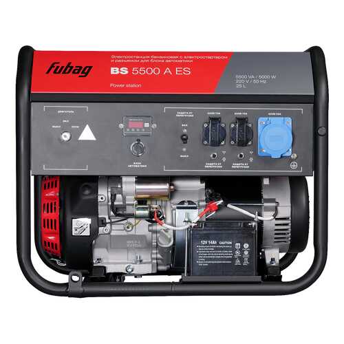 Бензиновый генератор Fubag BS 5500 A ES