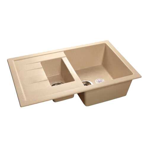 Мойка для кухни из мрамора GranFest Quadro GF-Q775KL бежевый