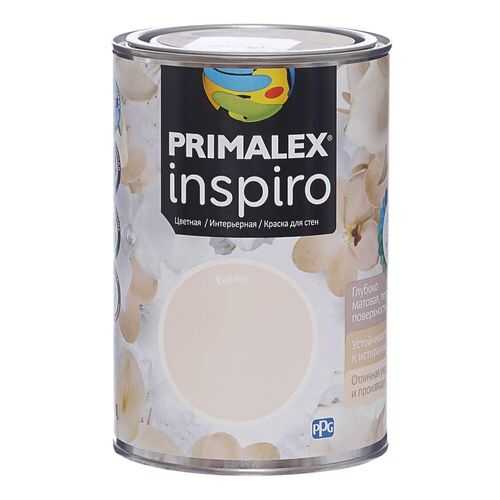 Краска для внутренних работ Primalex Inspiro 1л Безе, 420148