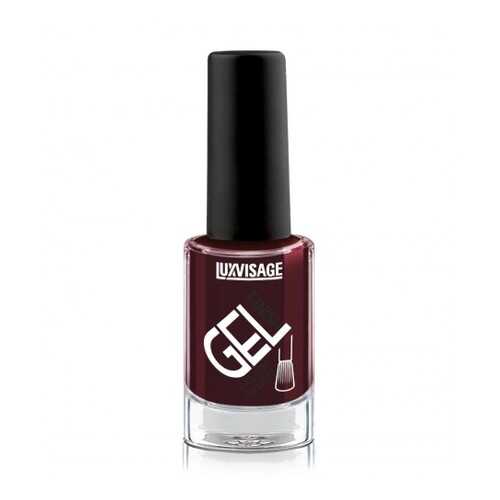 Лак для ногтей Luxvisage Gel finish тон 09 бордовый темный