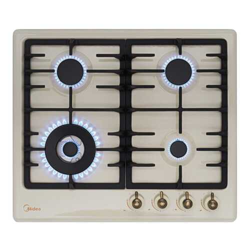 Встраиваемая варочная панель газовая Midea MG696TRI-B Beige