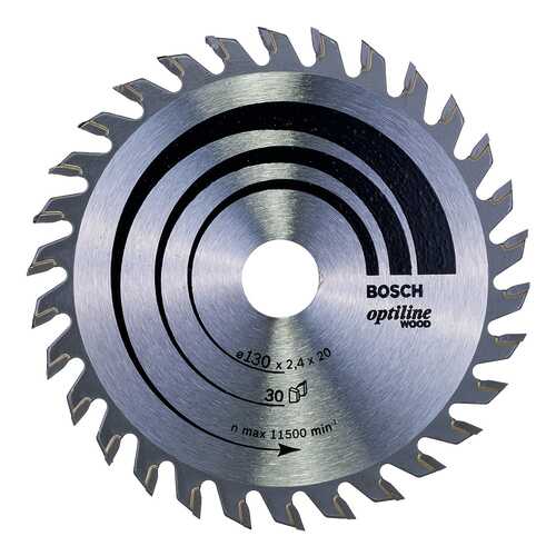 Диск по дереву Bosch STD WO 130x20-30T 2608640583