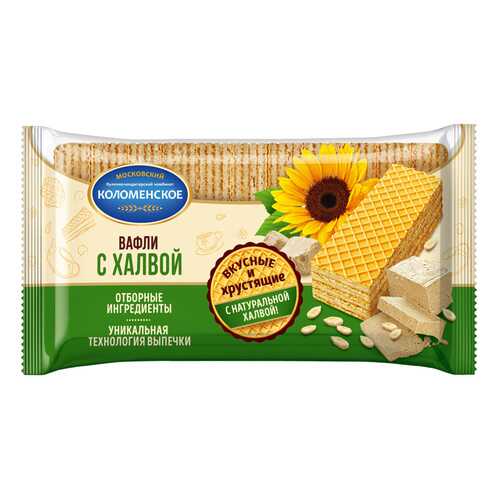 Вафли КОЛОМЕНСКОЕ с халвой 220г*5 шт
