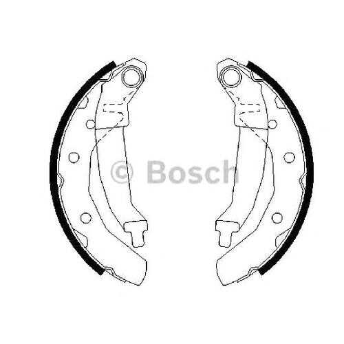 Комплект тормозных колодок Bosch 0986487628
