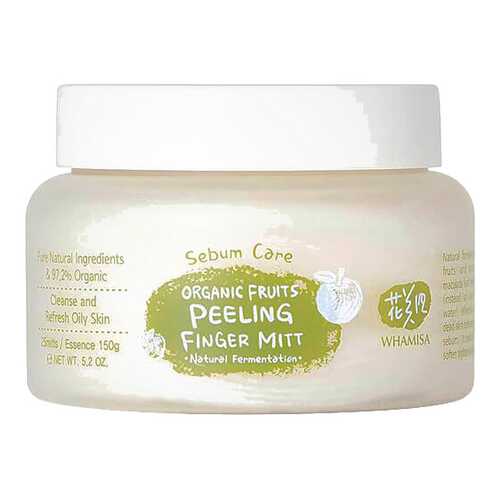 Пилинг для лица Whamisa Fruits Peeling Finger Mitt Sebum Care 180 г