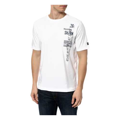 Футболка мужская Paul & Shark A18P1653SF(010) белая L