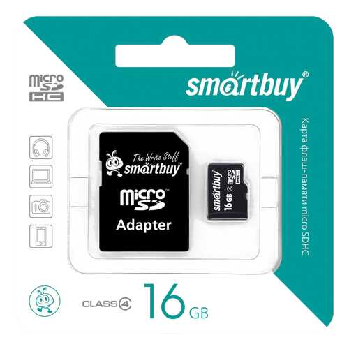 Карта памяти SmartBuy Micro SDHC SB16GBSDCL4 16GB